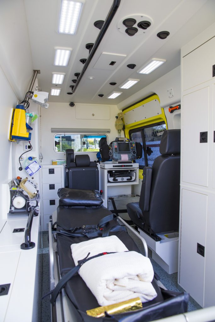 Interieur nieuwe ambulances